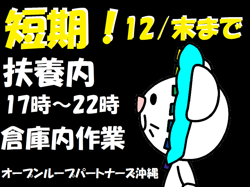 ピッキング(検品・梱包・仕分け)(倉庫仕分/短期/17-22時/11月20日~12月末迄)