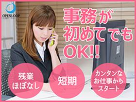 一般事務(3月まで、電話対応、来客対応、データ入力、9~17時、週5~)