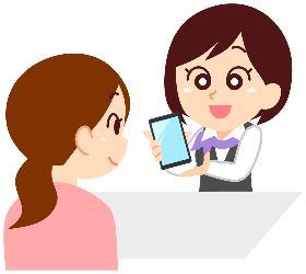 接客サービス(スマホ等のアドバイザー/週5日フルタイム/日払/6ヶ月以上)