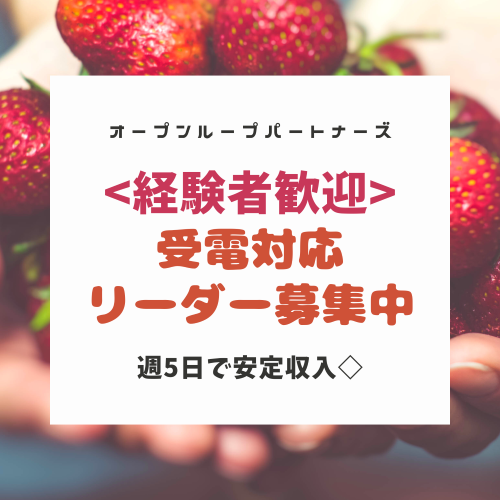 コールセンター管理・運営(什器設備修繕受付(リーダー)深夜勤/週5日フルタイム)