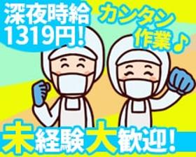 軽作業(夜勤◆平日週5日・22時~6:20|洋菓子・パンのライン製造)