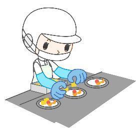 軽作業(惣菜の盛付け　スイッチを押すなど軽作業　週3日～)