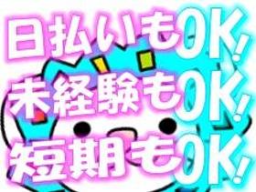 軽作業(常温倉庫での仕分け作業 13時~実働8H 午後ダケ 短期可)